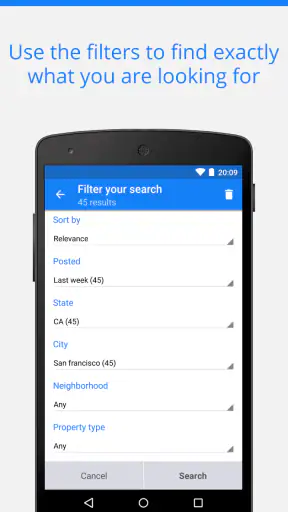 Real Estate sale & rent Trovit screenshot