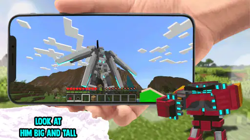 Realistic Robot Mod MCPE screenshot