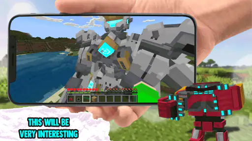 Realistic Robot Mod MCPE screenshot