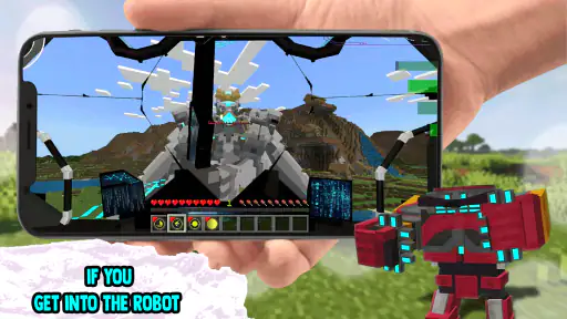 Realistic Robot Mod MCPE screenshot