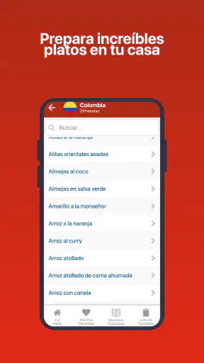 Recetario de cocina screenshot