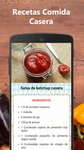 Recetas de comida casera fácil screenshot