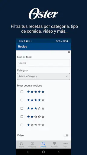 Recetas Oster screenshot