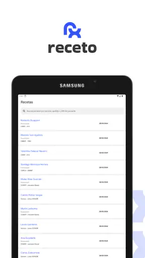 Receto screenshot