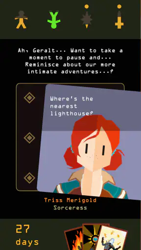 Reigns: The Witcher screenshot
