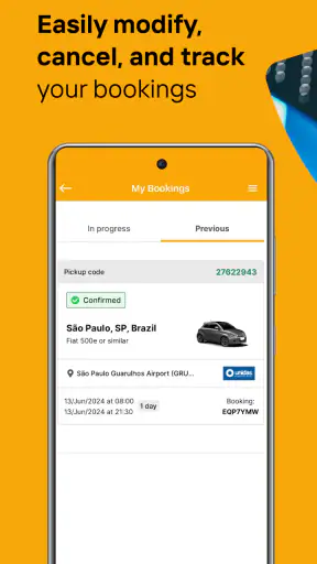 Rentcars: Car rental screenshot