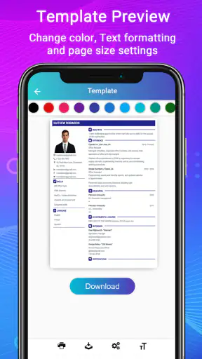 Resume Builder App, CV maker screenshot