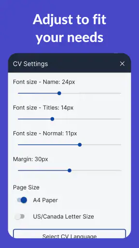 Resume Builder - CV Engineer screenshot