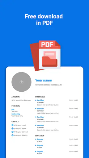 Resume Maker | CV Builder App screenshot