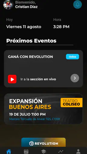 Revolution App screenshot