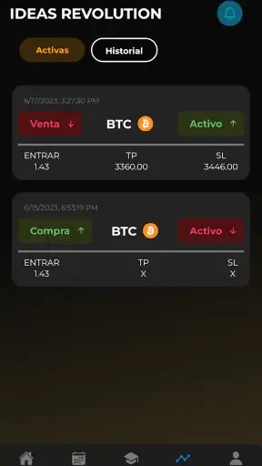 Revolution App screenshot