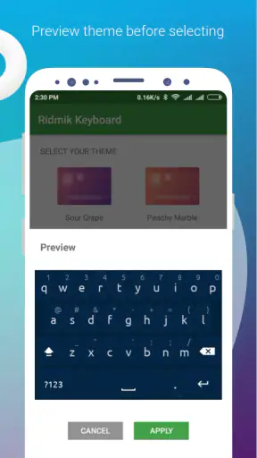 Ridmik Classic Keyboard screenshot