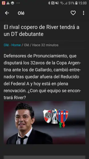 River Plate Hoy screenshot