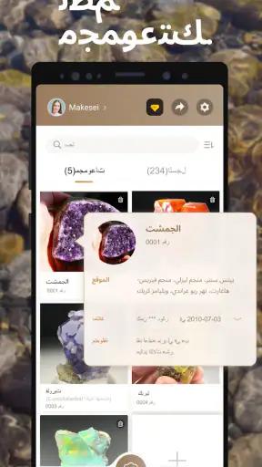 Rock Identifier | تميز الصخور screenshot