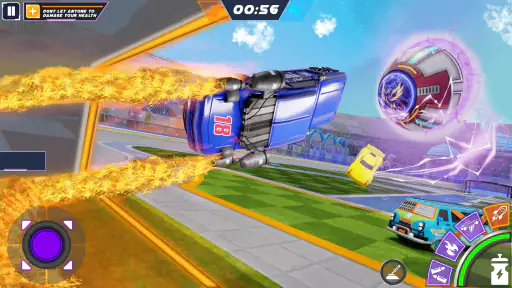 Rocket Car: Car Ball Games screenshot