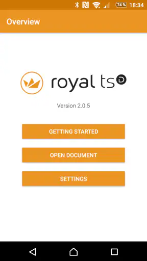 Royal TSD screenshot