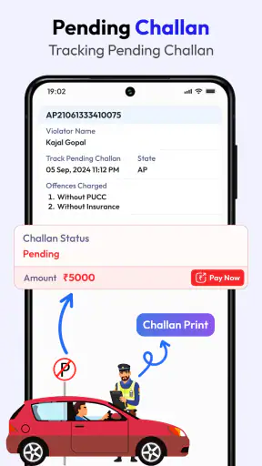RTO Vehicle Information screenshot