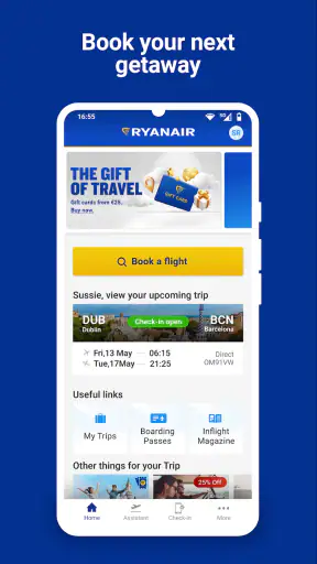 Ryanair screenshot