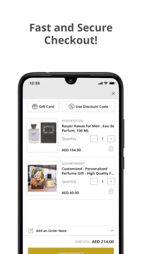 samawa perfumes screenshot