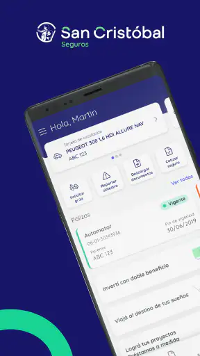 San Cristóbal Seguros screenshot