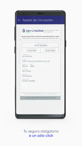 San Cristóbal Seguros screenshot
