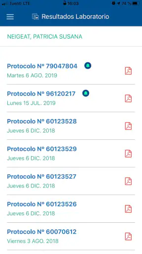 Sanatorios de la Trinidad screenshot