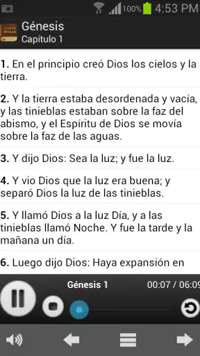 Santa Biblia Reina Valera screenshot