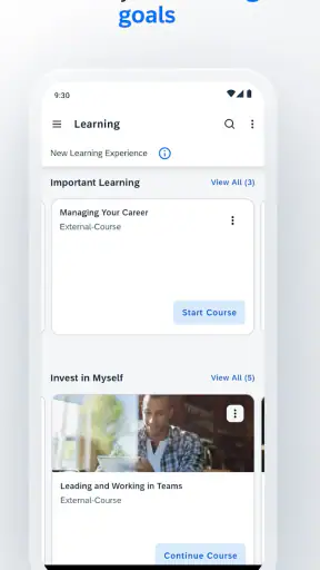 SAP SuccessFactors Mobile screenshot