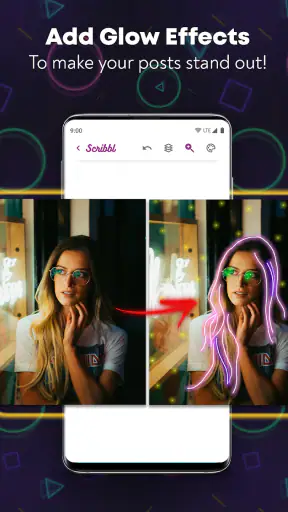 Scribbl - Photo & Video Effect screenshot