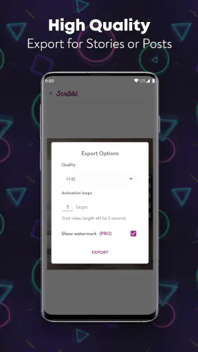 Scribbl - Photo & Video Effect screenshot