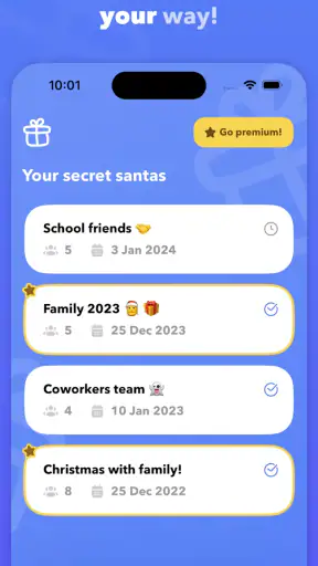 Secret Santa 22: Gift exchange screenshot