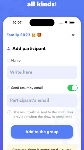 Secret Santa 22: Gift exchange screenshot