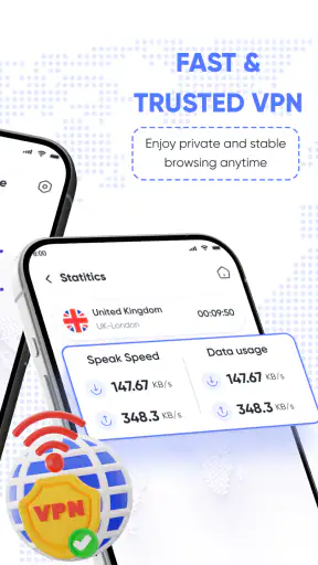 Secure VPN Proxy & WiFi Shield screenshot
