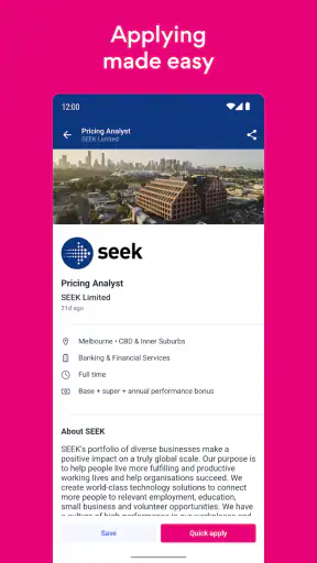 SEEK Jobs & Employment screenshot