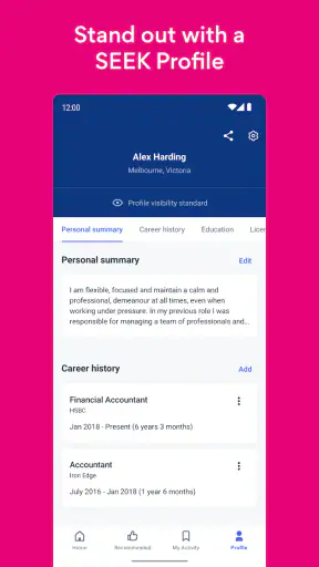 SEEK Jobs & Employment screenshot