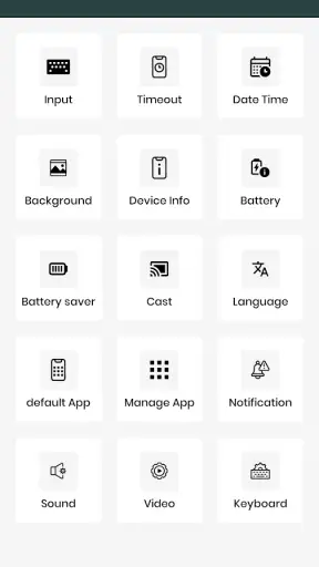 Settings App screenshot