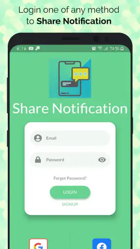 Share Notification screenshot