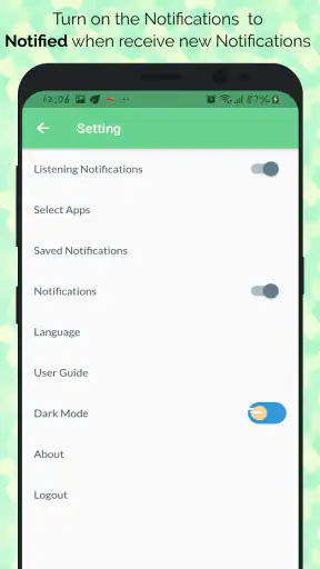 Share Notification screenshot