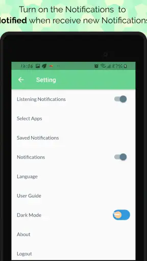 Share Notification screenshot