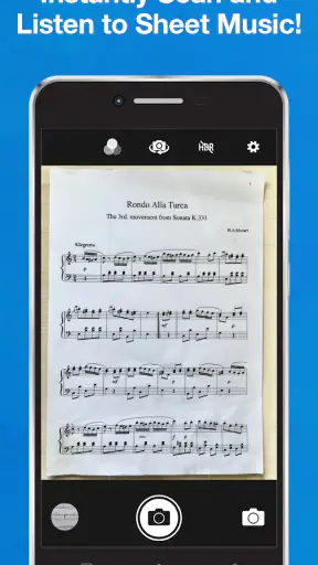 Sheet Music Scanner & Reader screenshot