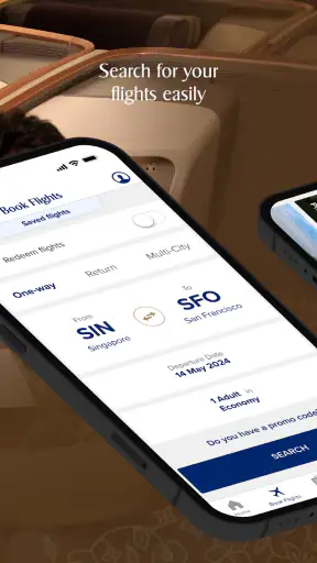 Singapore Airlines screenshot