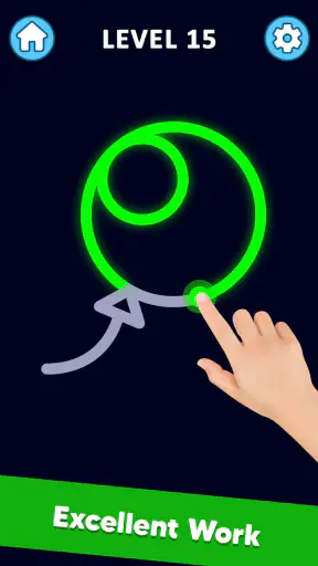 Singe Line: لعبة لغز الرسم screenshot
