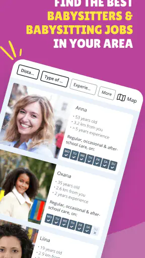 Sitly - The babysitter app screenshot