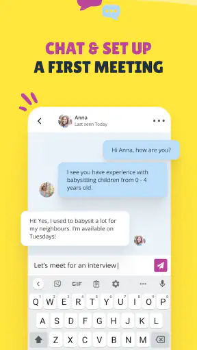 Sitly - The babysitter app screenshot