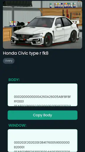 Skin FRLegends Livery Mod screenshot