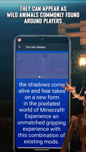 SkinWalker Horror Mod for MCPE screenshot