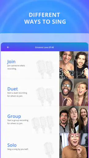 Smule: كاريوكي، غناء وتسجيل screenshot