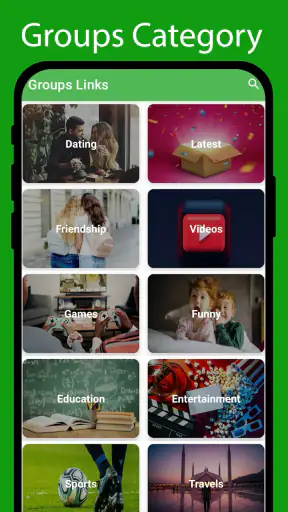 Social Groups Links Add Groups screenshot
