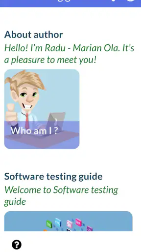Software testing guide screenshot