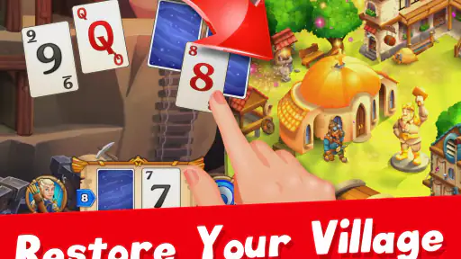 Solitaire Arthur Tale TriPeaks screenshot